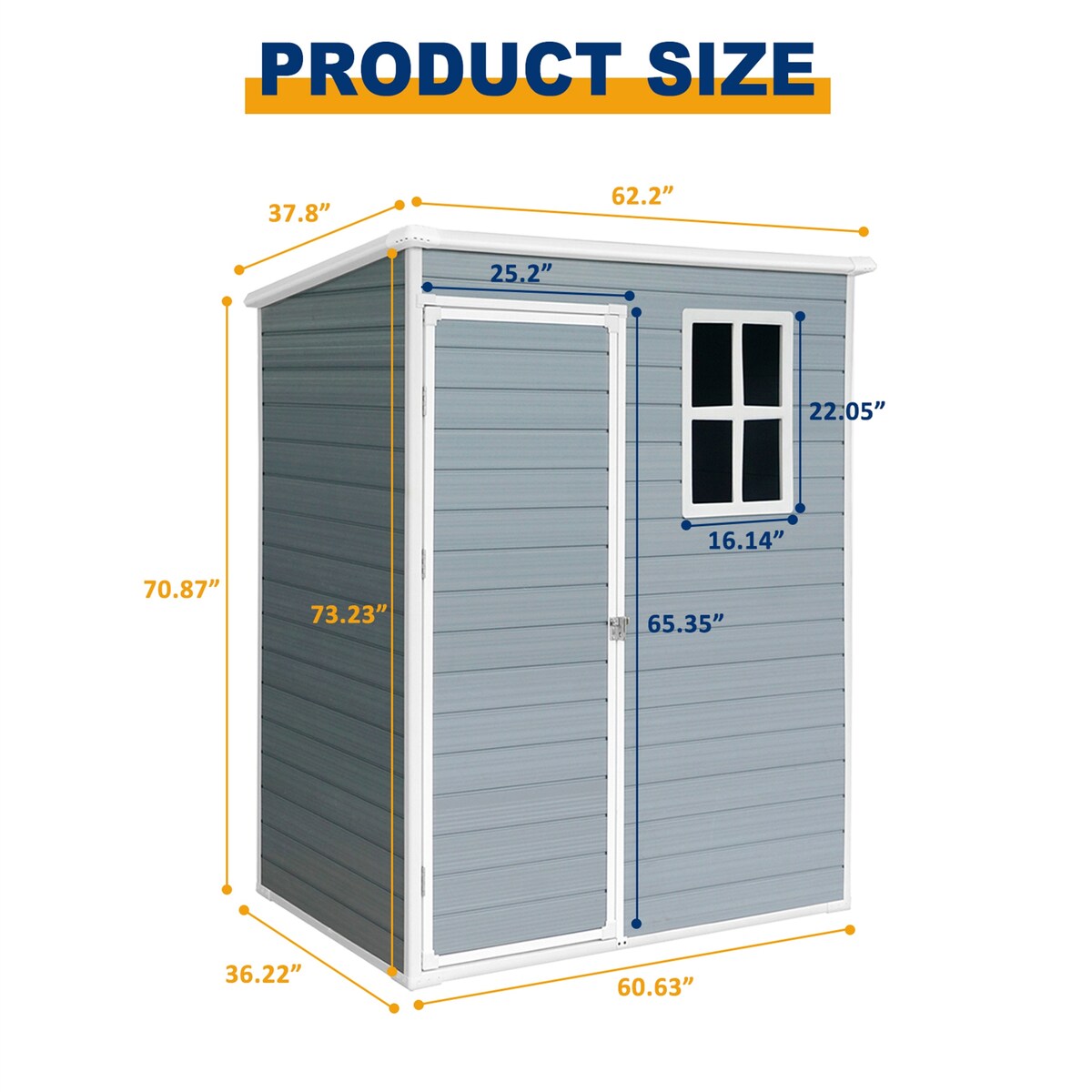 Resin Outdoor Storage Shed