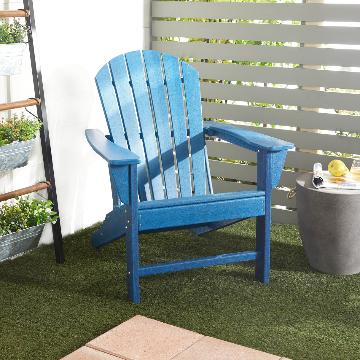 Resin Traditional Outdoor Adirondack Chair