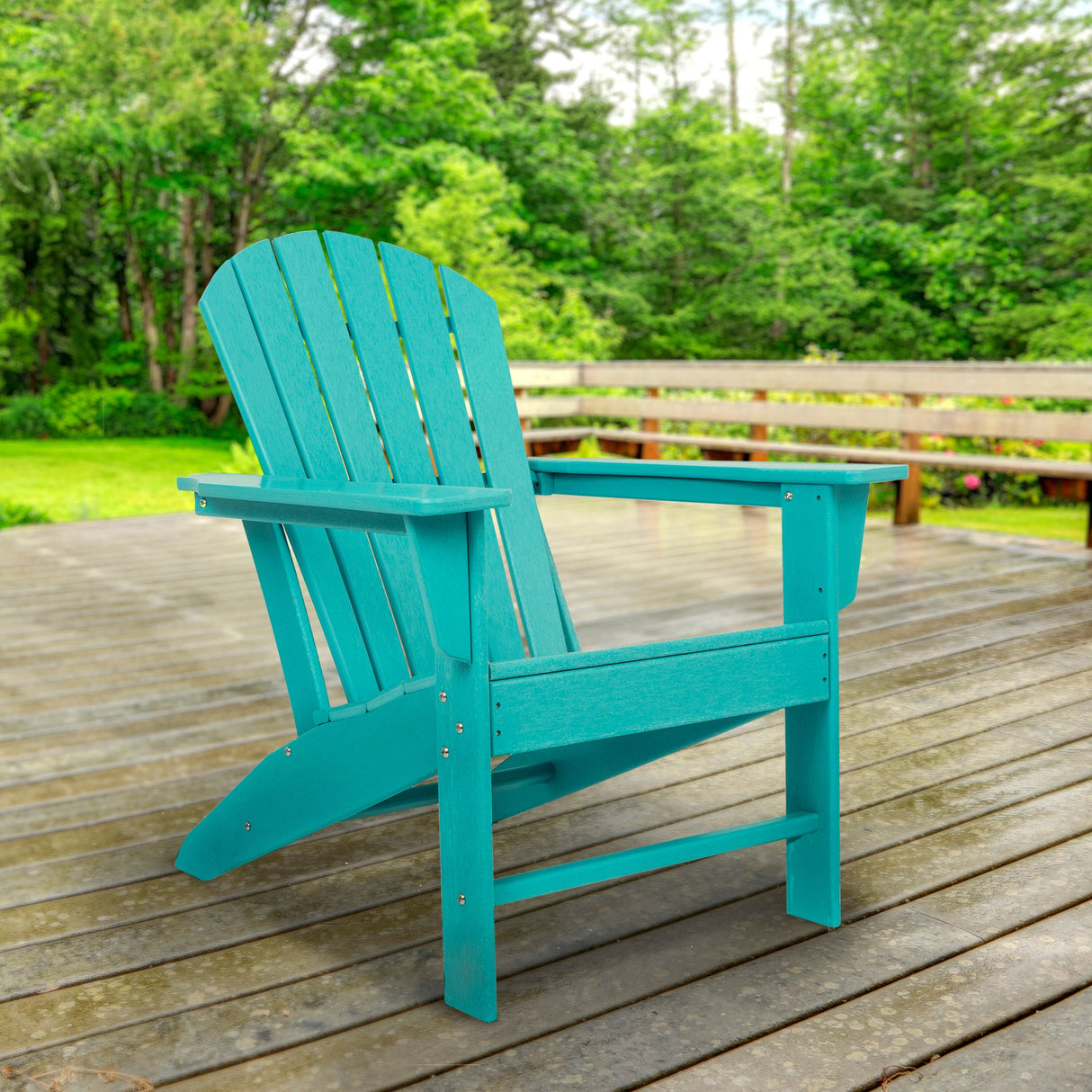 Resin Traditional Outdoor Adirondack Chair