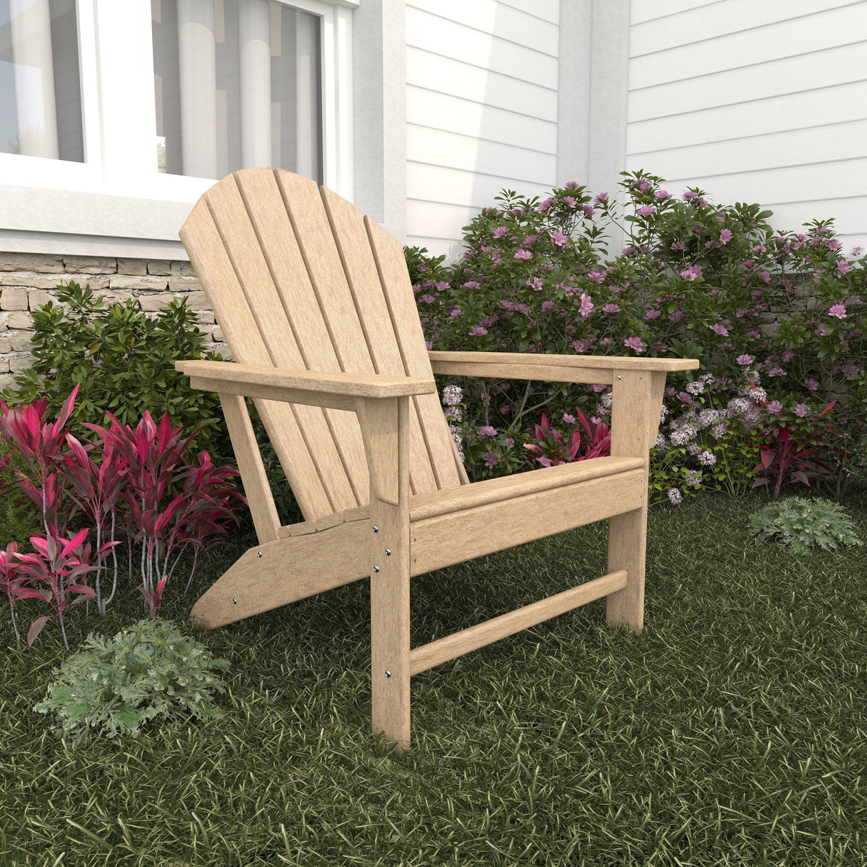 Resin Traditional Outdoor Adirondack Chair