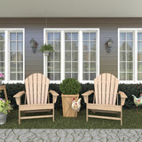 Resin Traditional Outdoor Adirondack Chair