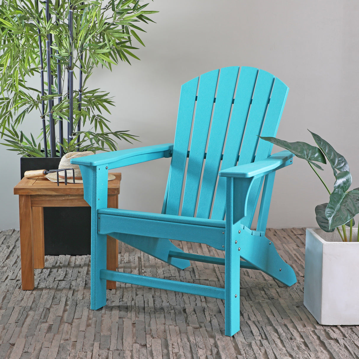Resin Traditional Outdoor Adirondack Chair