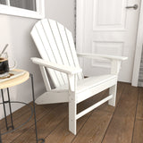 Resin Traditional Outdoor Adirondack Chair