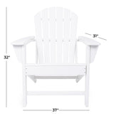 Resin Traditional Outdoor Adirondack Chair