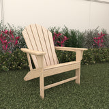 Resin Traditional Outdoor Adirondack Chair