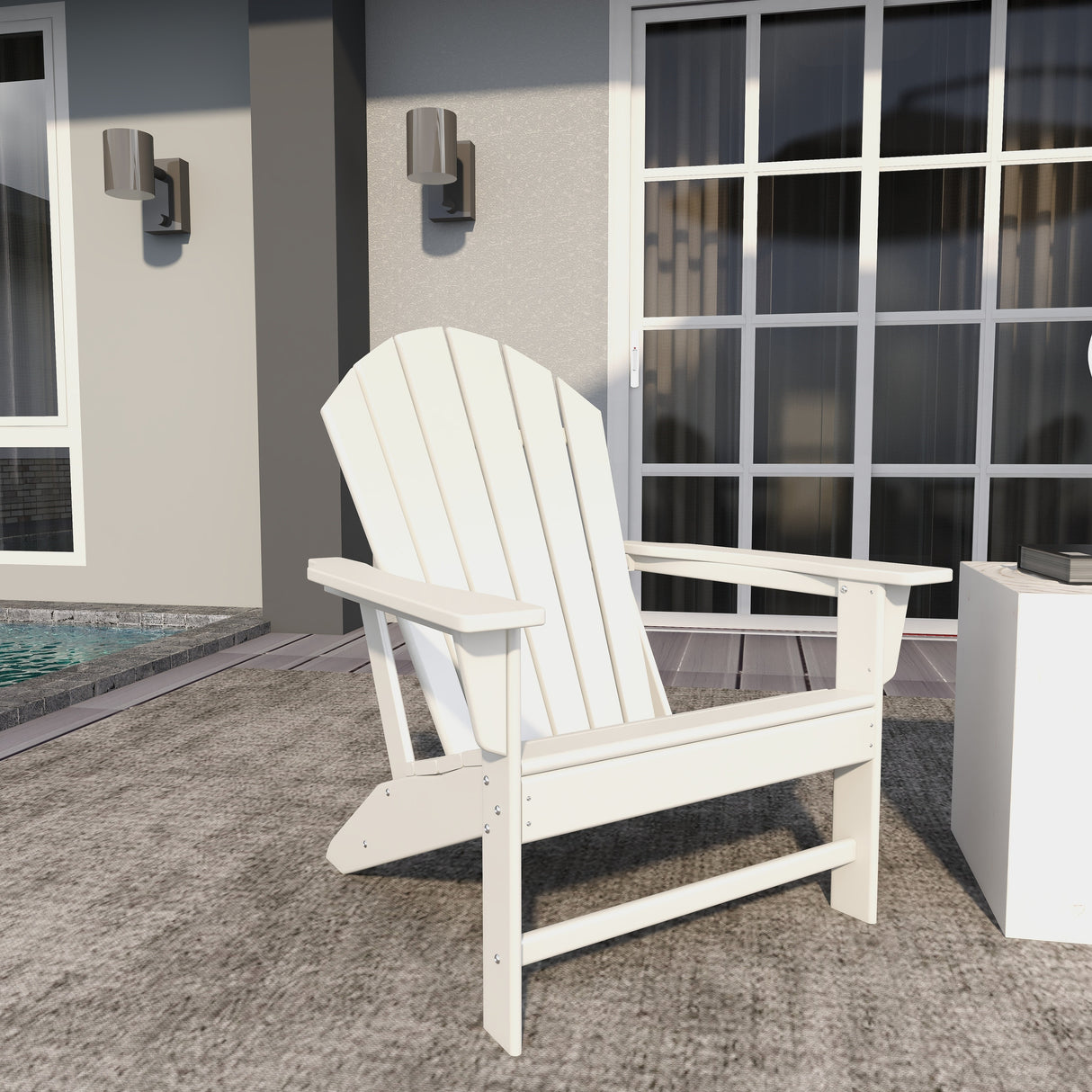 Resin Traditional Outdoor Adirondack Chair