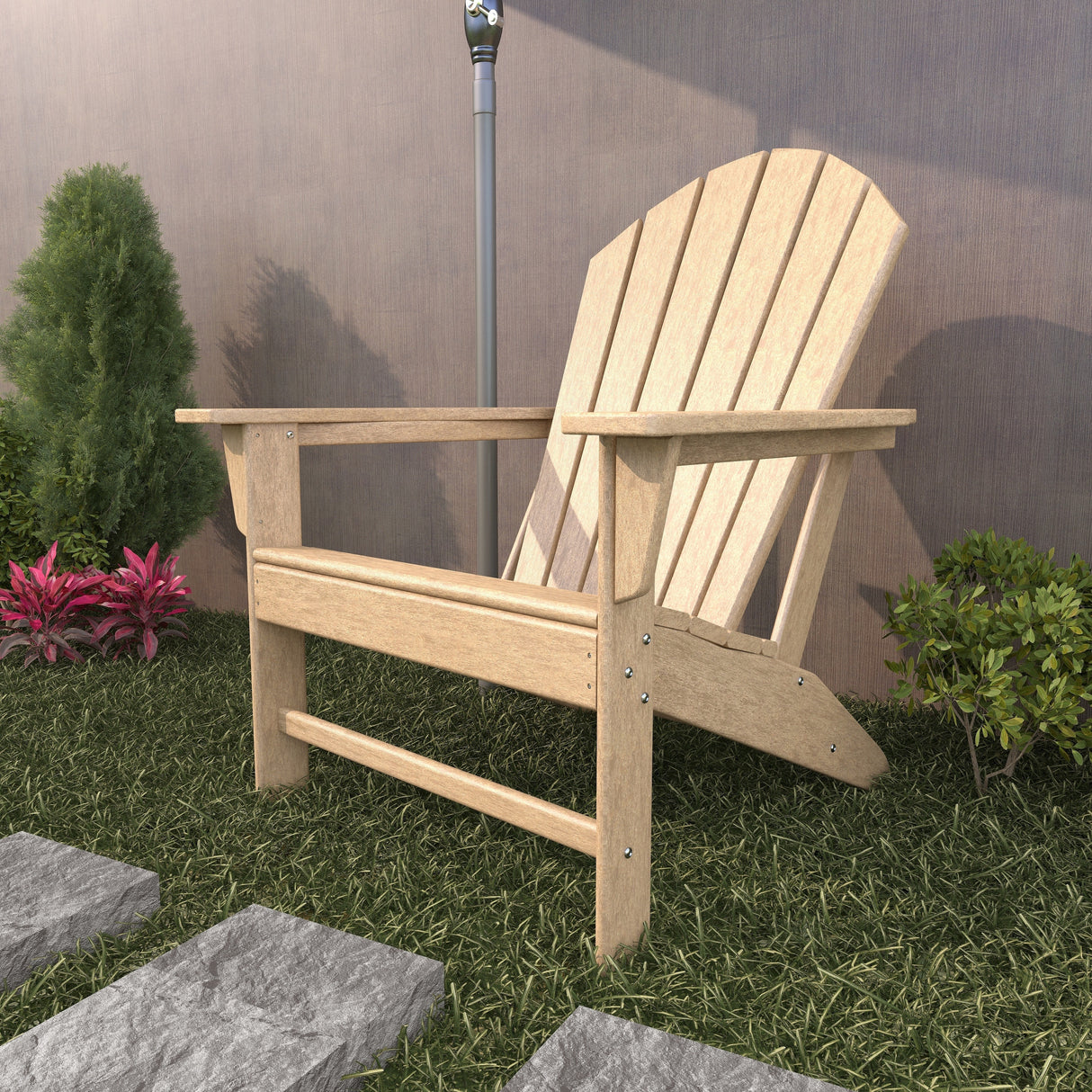 Resin Traditional Outdoor Adirondack Chair