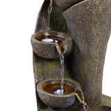 Resin Zen Fountain with LED Light
