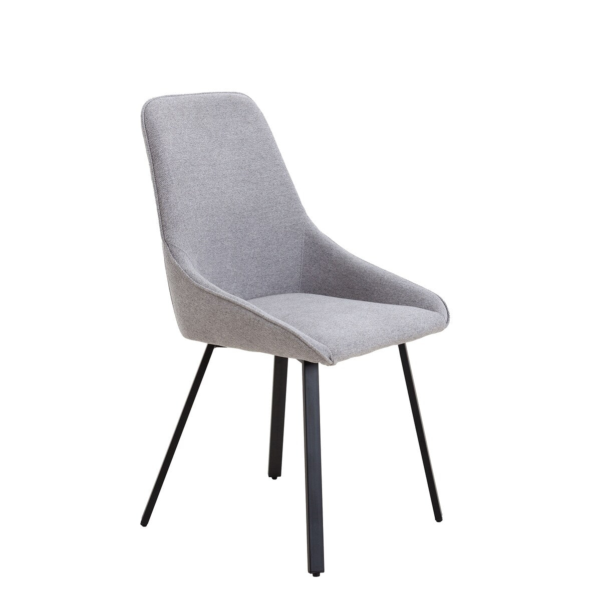 Restaurant Chair, Metal Chair Legs, High Backrest, Velvet Thickened Seat Cushions (4 Pieces)