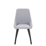 Restaurant Chair, Metal Chair Legs, High Backrest, Velvet Thickened Seat Cushions (4 Pieces)