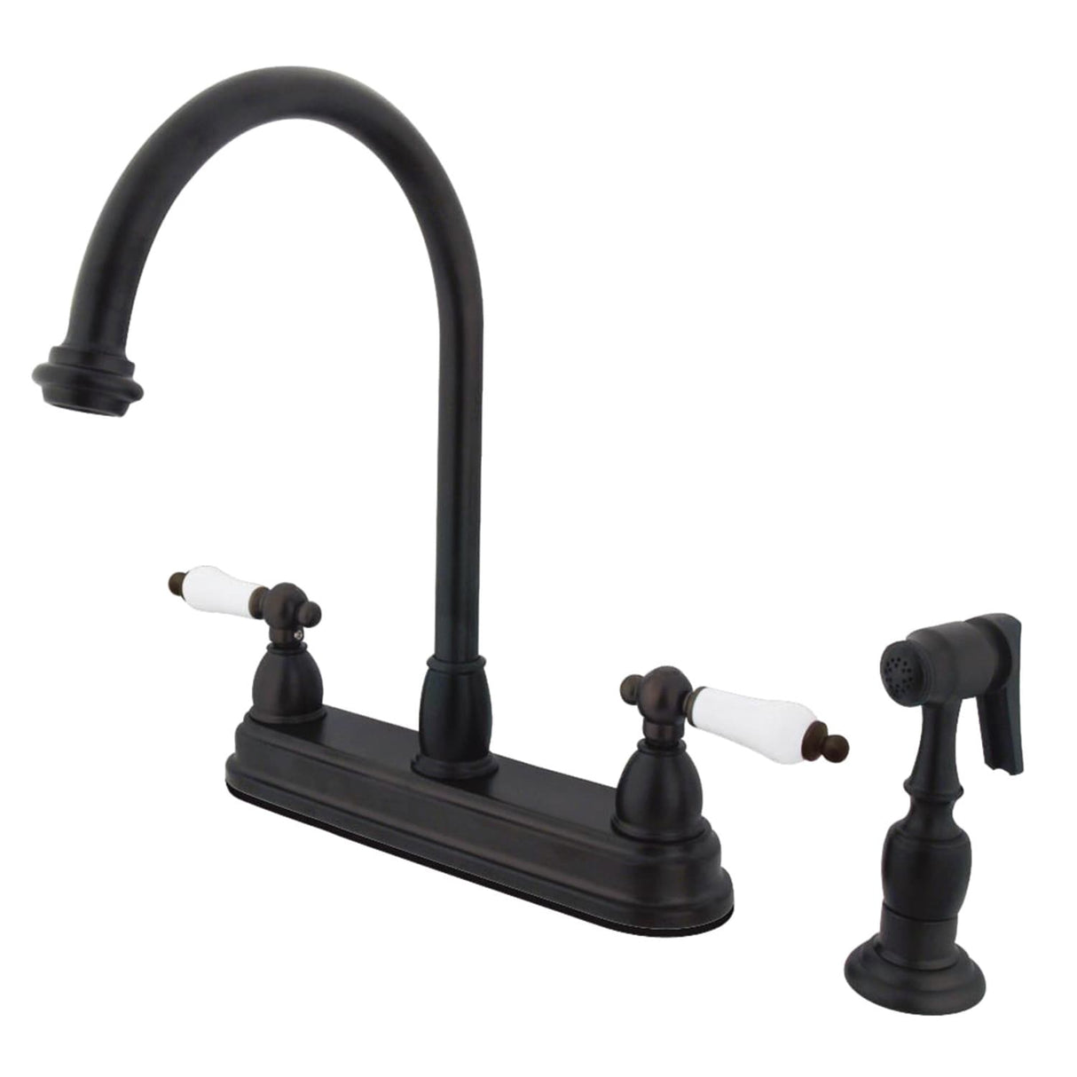 Kingston Brass Restoration Centerset Kitchen Faucet