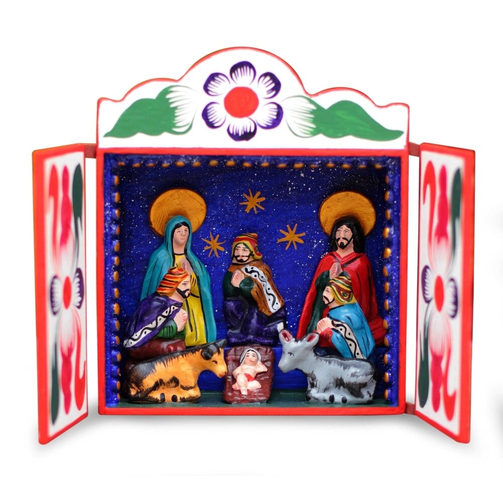 Retablo, 'Nativity Scene' (Peru)