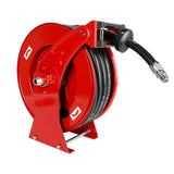 Retractable Diesel Fuel Hose Reel - 3/4 inch x 50ft Extra Long Spring Driven Auto Swivel Rewind