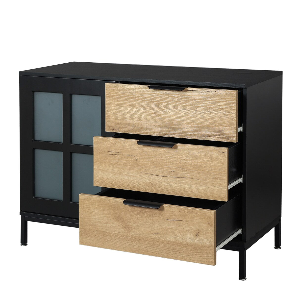 Retro Design Drawer Dresser Bar Cabinet Side Cabinet Storge Cabinet