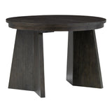 Retro Extendable Dining Table with a 16-inch Middle Leaf for Dining Room and Kitchen