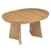 Retro Extendable Dining Table with a 16-inch Middle Leaf for Dining Room and Kitchen
