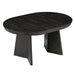 Retro Extendable Dining Table with a 16-inch Middle Leaf for Dining Room and Kitchen