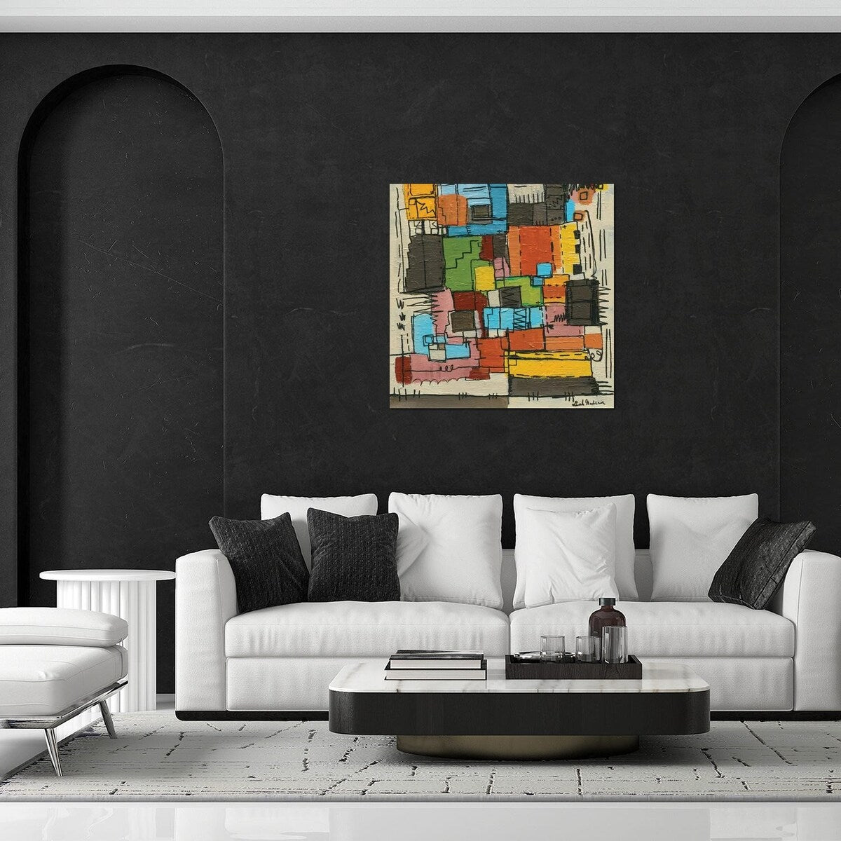 Retro Nadeau Print On Acrylic Glass by Leah Nadeau