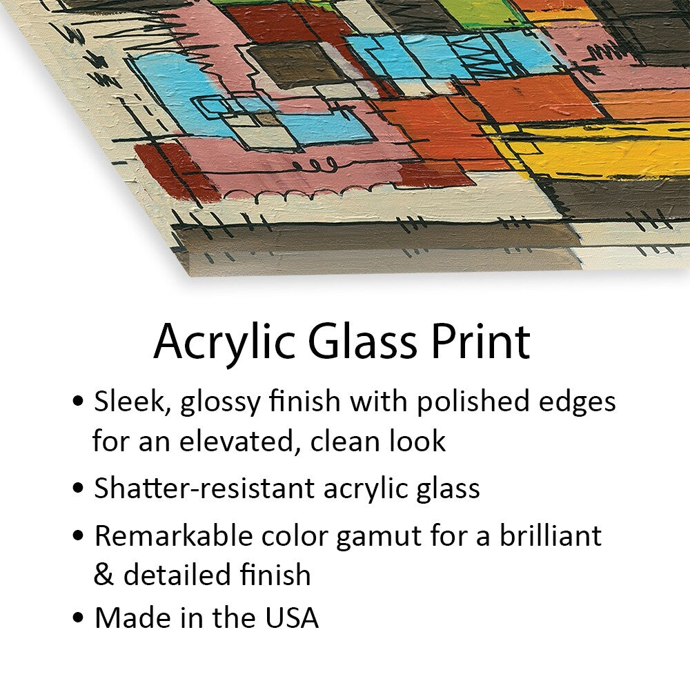 Retro Nadeau Print On Acrylic Glass by Leah Nadeau