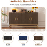 Retro-Style Modern Sideboard with 2 Doors and Adjustable Shelves