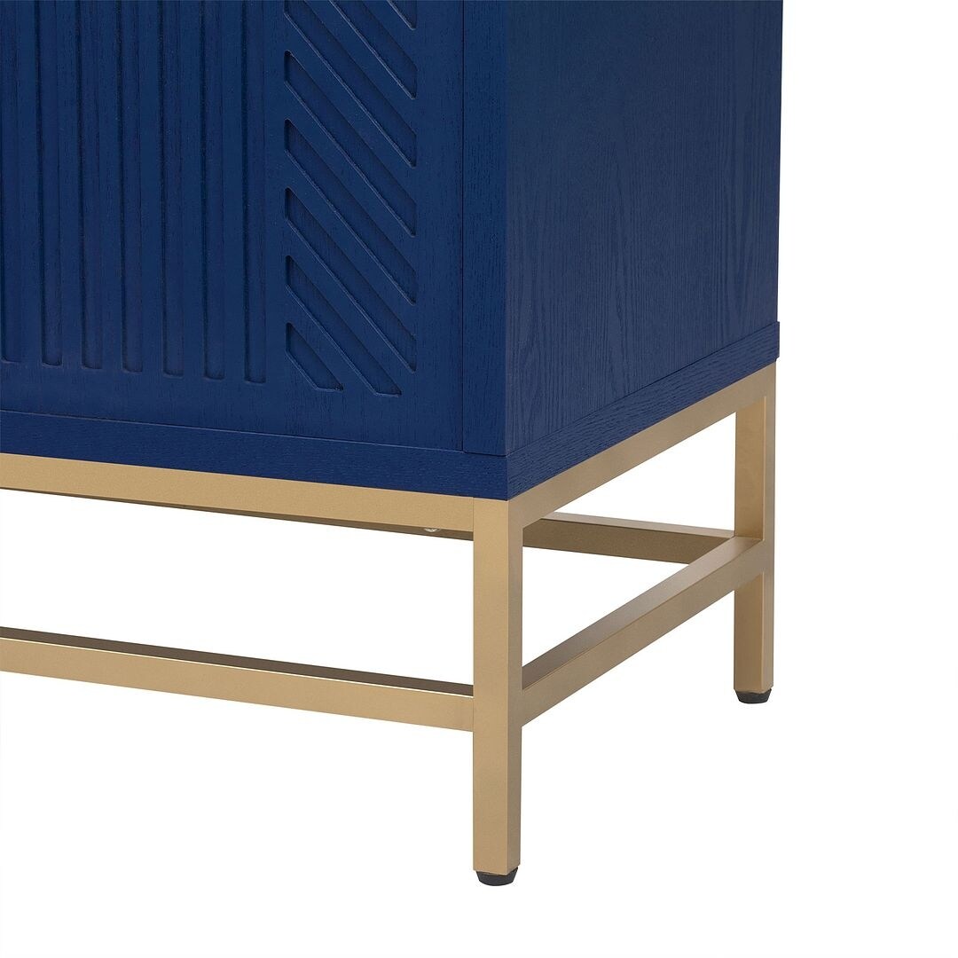 Retro-Style Modern Sideboard with 2 Doors and Adjustable Shelves