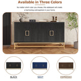 Retro-Style Modern Sideboard with 2 Doors and Adjustable Shelves