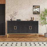 Retro-Style Modern Sideboard with 2 Doors and Adjustable Shelves