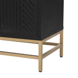 Retro-Style Modern Sideboard with 2 Doors and Adjustable Shelves