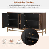Retro-Style Modern Sideboard with 2 Doors and Adjustable Shelves