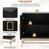 Retro-Style Modern Sideboard with 2 Doors and Adjustable Shelves
