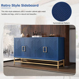 Retro-Style Modern Sideboard with 2 Doors and Adjustable Shelves