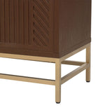 Retro-Style Modern Sideboard with 2 Doors and Adjustable Shelves