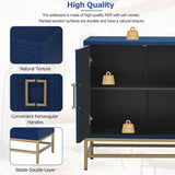 Retro-Style Modern Sideboard with 2 Doors and Adjustable Shelves