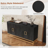 Retro-Style Modern Sideboard with 2 Doors and Adjustable Shelves