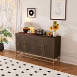 Retro-Style Modern Sideboard with 2 Doors and Adjustable Shelves