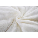 Reversible 3 piece Fleece/Sherpa Down Alternative Comforter set - King - Navy