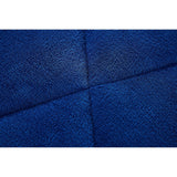 Reversible 3 piece Fleece/Sherpa Down Alternative Comforter set - King - Navy