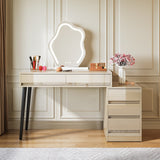 Reversible Computer Desk with 5 Drawers
