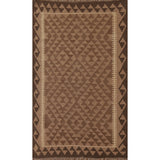 Reversible Kilim Area Rug Flat-weave Wool Carpet - 3'4" x 5'2"