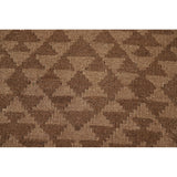 Reversible Kilim Area Rug Flat-weave Wool Carpet - 3'4" x 5'2"