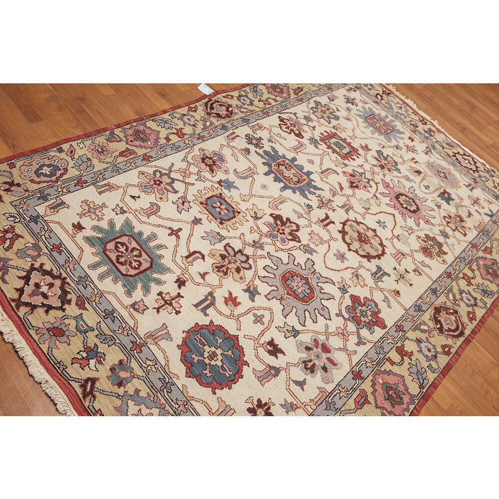 Reversible Nourison Nourmak Soumak Oriental Area Rug - Beige/Blue - 6' x 9'