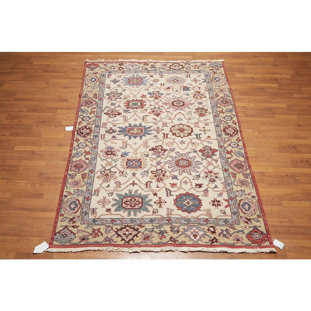 Reversible Nourison Nourmak Soumak Oriental Area Rug - Beige/Blue - 6' x 9'