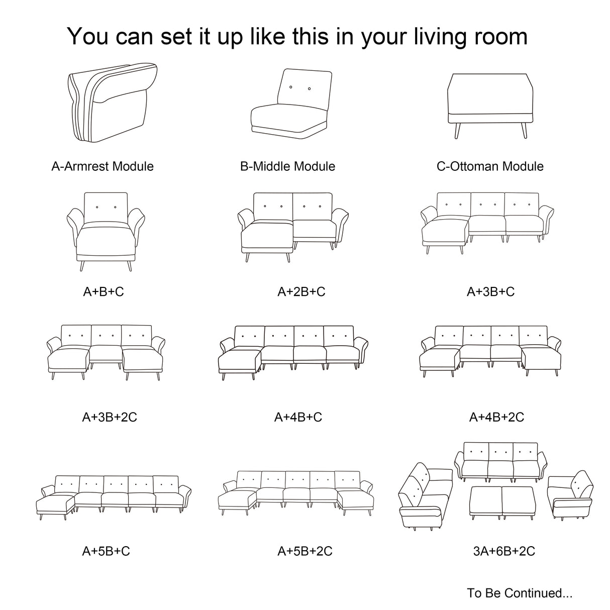 Sectional Sofa Sherpa Fabric Modular Sofa Couch 4 Seater with Ottoman