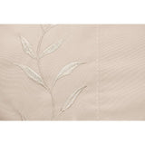 Reversifi Embroidered Bed Sheets Set Soft Brushed Microfiber Queen, Tapioca/Ivory