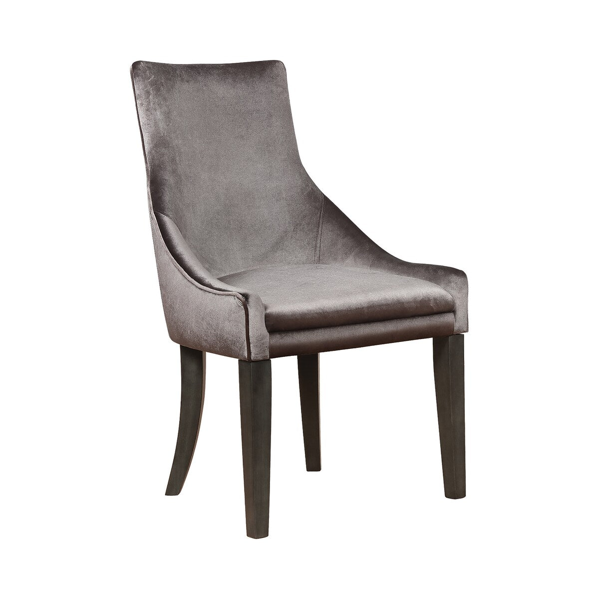 Rexford Grey and Charcoal Upholstered Chairs (Set of 6)