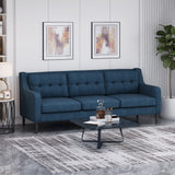Reynard Tufted Fabric Sofa by Christopher Knight Home
