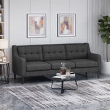 Reynard Tufted Fabric Sofa by Christopher Knight Home