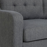 Reynard Tufted Fabric Sofa by Christopher Knight Home
