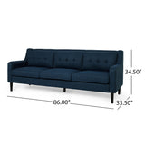 Reynard Tufted Fabric Sofa by Christopher Knight Home