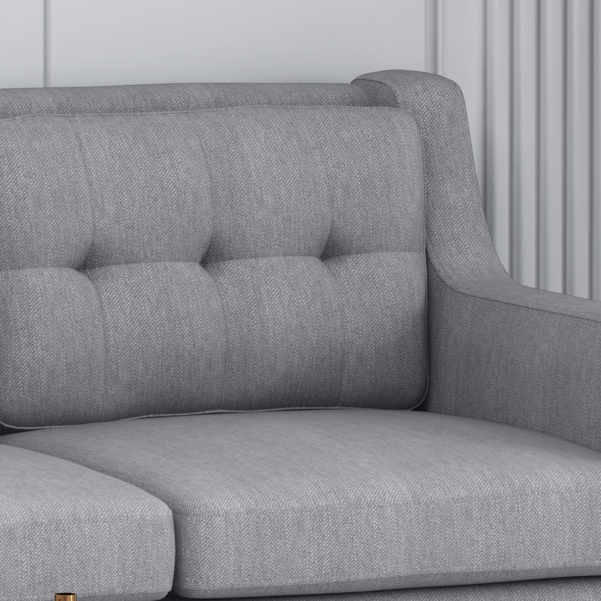 Reynard Tufted Fabric Sofa by Christopher Knight Home